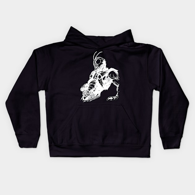 Kamen Rider Black Sun Creation King Kids Hoodie by kaitokid